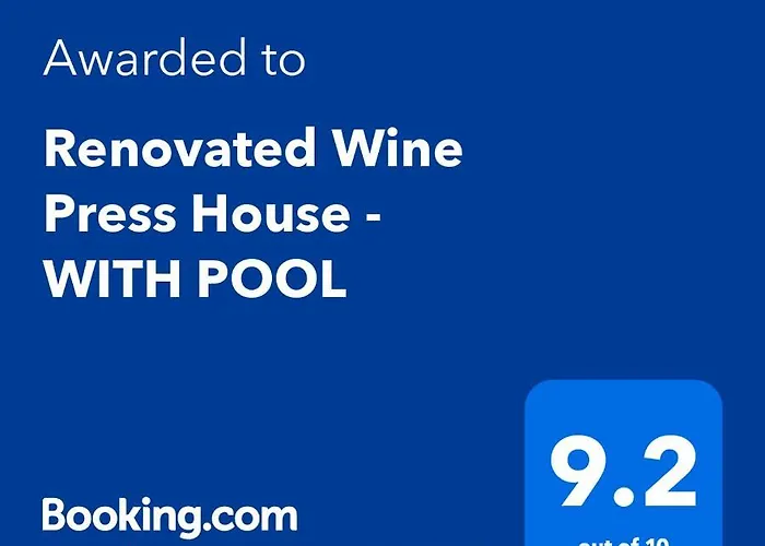 Renovated Wine Press House - With Pool *